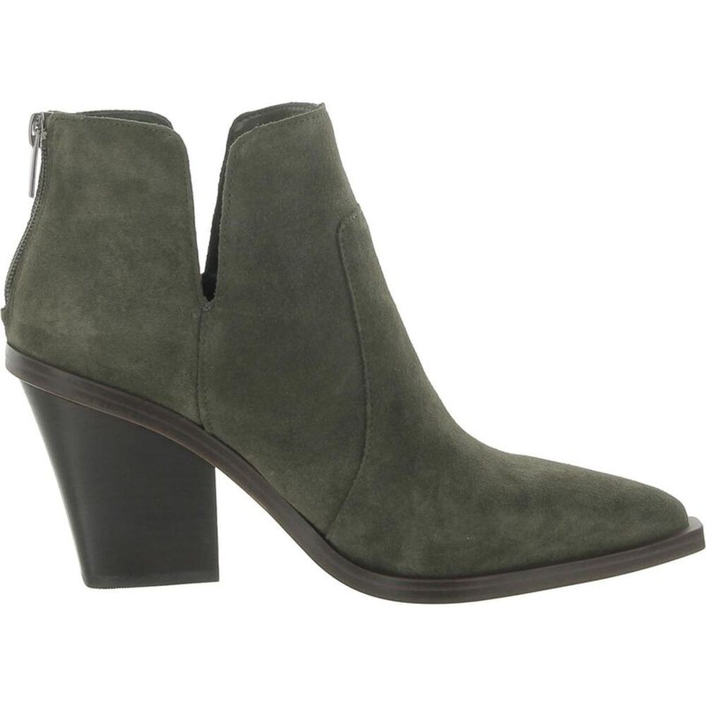 Vince Camuto Womens Erillie Green Leather Strap Ankle Boots Shoes NWT - Picture 3 of 3